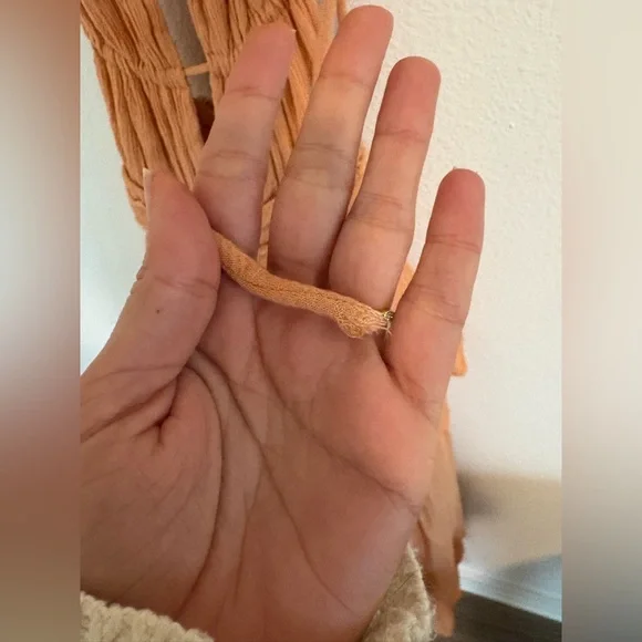 Free People Drop Dead Beauty Tiered Maxi Dress XS Orange - Picture 6 of 11